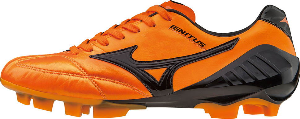 Orange Schwarze Next Gen Mizuno Wave Ignitus 4 FuBballschuhe veroffentlicht Nur Fussball